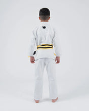 Lade das Bild in den Galerie-Viewer, Kimono BJJ (GI) Kingz Kore Youth 2.0. Weiß mit weißem Gürtel