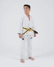 Lade das Bild in den Galerie-Viewer, Kimono BJJ (GI) Kingz Kore Youth 2.0. Weiß mit weißem Gürtel