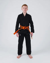 Lade das Bild in den Galerie-Viewer, Kimono BJJ (GI) Kingz Kore Youth 2.0. Schwarz mit weißem Gürtel