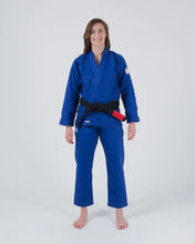 Lade das Bild in den Galerie-Viewer, Kimono BJJ (GI) Kingz Kore V2 Frauen -Azul -Weißer Gürtel enthalten