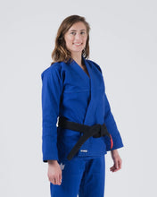Lade das Bild in den Galerie-Viewer, Kimono BJJ (GI) Kingz Kore V2 Frauen -Azul -Weißer Gürtel enthalten