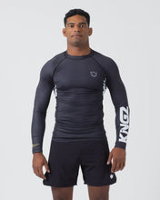 Load image into Gallery viewer, Rashguard Kingz Ranked Performance V2 Long Sleeve - Black