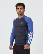 Lade das Bild in den Galerie-Viewer, Rashguard Kingz Ranked Performance V2 Long Sleeve - Blau