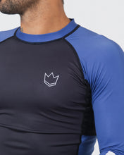 Lade das Bild in den Galerie-Viewer, Rashguard Kingz Ranked Performance V2 Long Sleeve - Blau
