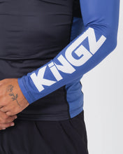 Lade das Bild in den Galerie-Viewer, Rashguard Kingz Ranked Performance V2 Long Sleeve - Blau