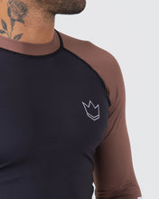 Lade das Bild in den Galerie-Viewer, Rashguard Kingz Ranked Performance V2 Long Sleeve - Braun