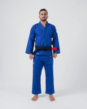 Lade das Bild in den Galerie-Viewer, Kimono BJJ (GI) Kingz Kore V2-Blue-White-Gürtel enthalten