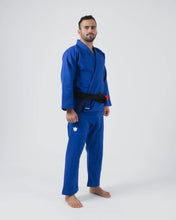 Lade das Bild in den Galerie-Viewer, Kimono BJJ (GI) Kingz Kore V2-Blue-White-Gürtel enthalten