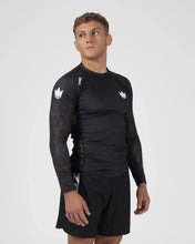 Load image into Gallery viewer, Rashguard Kingz Ranked Performance V3 Long Sleeve - Brown