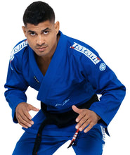 Load image into Gallery viewer, Kimono BJJ (GI) tatami elements superlite - Blue - white belt included