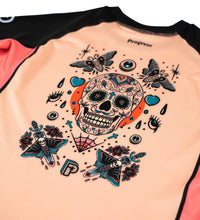 Load image into Gallery viewer, Progress sugar skull rashguard