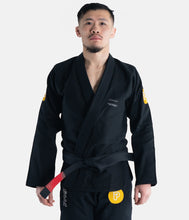 Load image into Gallery viewer, Kimono BJJ (GI) progress featherlight lightweight competition-black