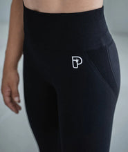 Lade das Bild in den Galerie-Viewer, Ladies Pro Seamless Grappling Leggings - Schwarz