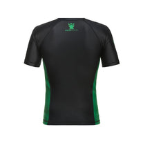 Lade das Bild in den Galerie-Viewer, 2022 Rashguard Moskova Training Top- Manga Corta- Negro Verde