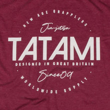 Lade das Bild in den Galerie-Viewer, Tatami Worldwide Supply Washed T-Shirt- Burdeos - StockBJJ