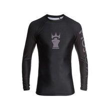 Load image into Gallery viewer, Moskova Training Rashguard Top- Negro - Gris - StockBJJ