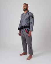 Load image into Gallery viewer, Kimono bjj (gi) kingz the one- gray- belt white included