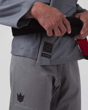 Load image into Gallery viewer, Kimono bjj (gi) kingz the one- gray- belt white included