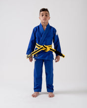 Load image into Gallery viewer, Kimono BJJ (GI) Kingz Kid´s Kore Blue with White Belt