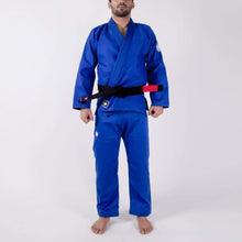 Lade das Bild in den Galerie-Viewer, Kimono BJJ (GI) Kingz Kore-Blue-White-Gürtel inklusive