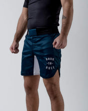 Load image into Gallery viewer, Kingz- born to rule shorts blue