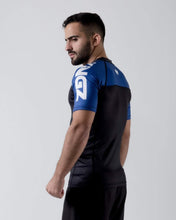 Lade das Bild in den Galerie-Viewer, Rashguard Kingz rangierte Performance Kurzarm - Blau