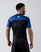 Lade das Bild in den Galerie-Viewer, Rashguard Kingz rangierte Performance Kurzarm - Blau