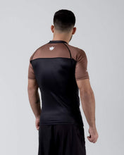 Lade das Bild in den Galerie-Viewer, Rashguard Kingz rangierte Performance Kurzarm - Brown