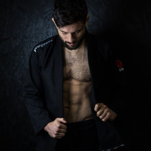 Lade das Bild in den Galerie-Viewer, Kimono BJJ (GI) Fortschritte die Tempelschwarze Edition