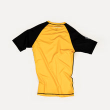 Load image into Gallery viewer, Progress profile rashguard- yellow gold