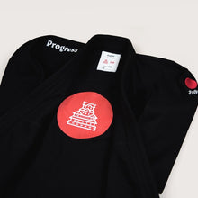 Lade das Bild in den Galerie-Viewer, Kimono BJJ (GI) Fortschritte die Tempelschwarze Edition