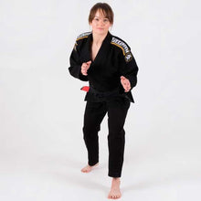 Lade das Bild in den Galerie-Viewer, Kimono Bjj (Gi) Tatami Damen Nova Absolutes Black - Weißer Gürtel enthalten