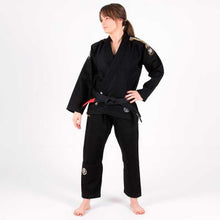 Lade das Bild in den Galerie-Viewer, Kimono Bjj (Gi) Tatami Damen Nova Absolutes Black - Weißer Gürtel enthalten