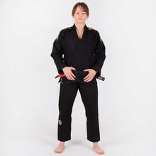 Lade das Bild in den Galerie-Viewer, Kimono Bjj (Gi) Tatami Damen Nova Absolutes Black - Weißer Gürtel enthalten