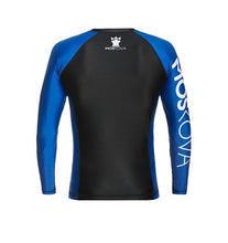 Lade das Bild in den Galerie-Viewer, 2022 Rashguard Moskova Training Top-Manga-Schwarzblau