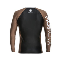 Lade das Bild in den Galerie-Viewer, 2022 Rashguard Moskova Training Top-Manga-Brown-Schwarz