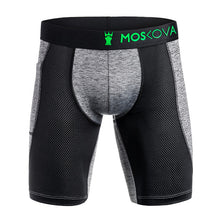 Load image into Gallery viewer, Boxer Moskova M2 Tech Long Wicking- Gray / Black