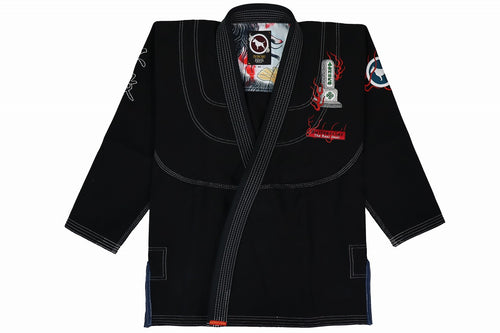 Kimono BJJ (GI) BULLTERRIER Fuhai R- Schwarz