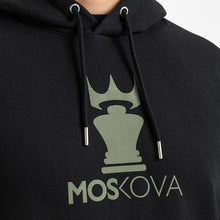 Load image into Gallery viewer, Hoodie Full - Black/Khaki Hooded Sweatshirt
