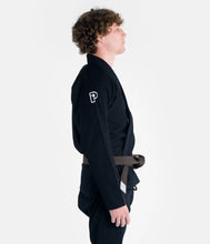 Lade das Bild in den Galerie-Viewer, Kimono BJJ (GI) Fortschritte die Akademie- Schwarzweißgürtel enthalten
