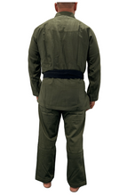 Load image into Gallery viewer, Kimono BJJ (GI) Maeda Red Label 3.0 Military Green - White belt included
