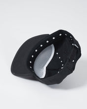 Lade das Bild in den Galerie-Viewer, Crown Patch 5-Panel Strapback Hat - Black
