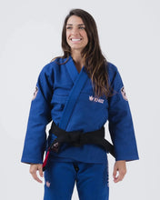 Lade das Bild in den Galerie-Viewer, Kimono BJJ (GI) Kingz Ballistische 3.0 Frauen - Blau
