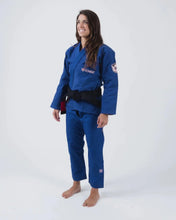 Lade das Bild in den Galerie-Viewer, Kimono BJJ (GI) Kingz Ballistische 3.0 Frauen - Blau
