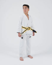 Lade das Bild in den Galerie-Viewer, Kimono BJJ (GI) Kingz Kore Youth 2.0. Weiß mit weißem Gürtel
