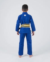 Load image into Gallery viewer, Kimono BJJ (GI) Kingz Kore Youth 2.0. Blue with white belt
