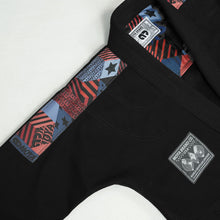 Lade das Bild in den Galerie-Viewer, Kimono BJJ (Gi) Moya Brand Stars &amp; Stripes- Schwarz

