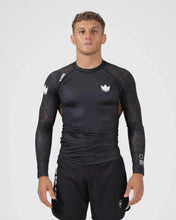 Load image into Gallery viewer, Rashguard Kingz Ranked Performance V3 Long Sleeve - Brown
