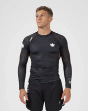 Load image into Gallery viewer, Rashguard Kingz Ranked Performance V3 Long Sleeve - Brown
