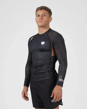 Load image into Gallery viewer, Rashguard Kingz Ranked Performance V3 Long Sleeve - Brown
